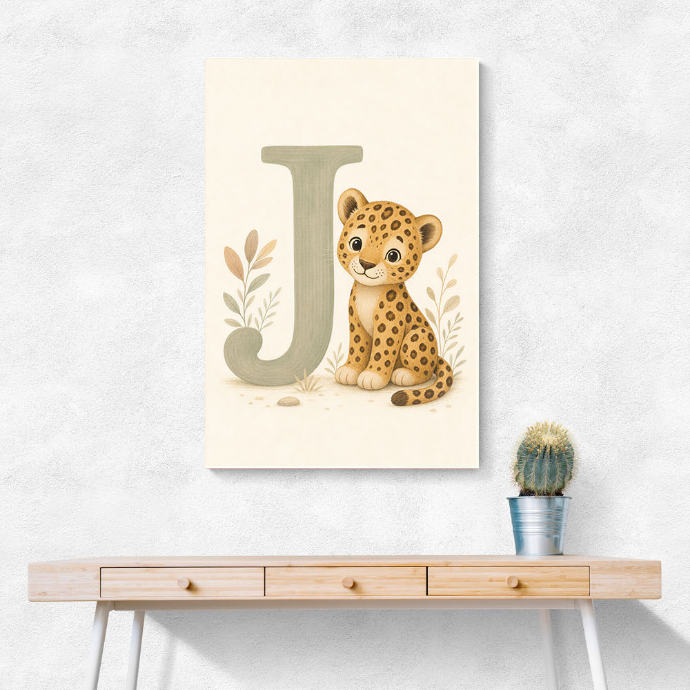 J For Jaguar Letter Wall Art