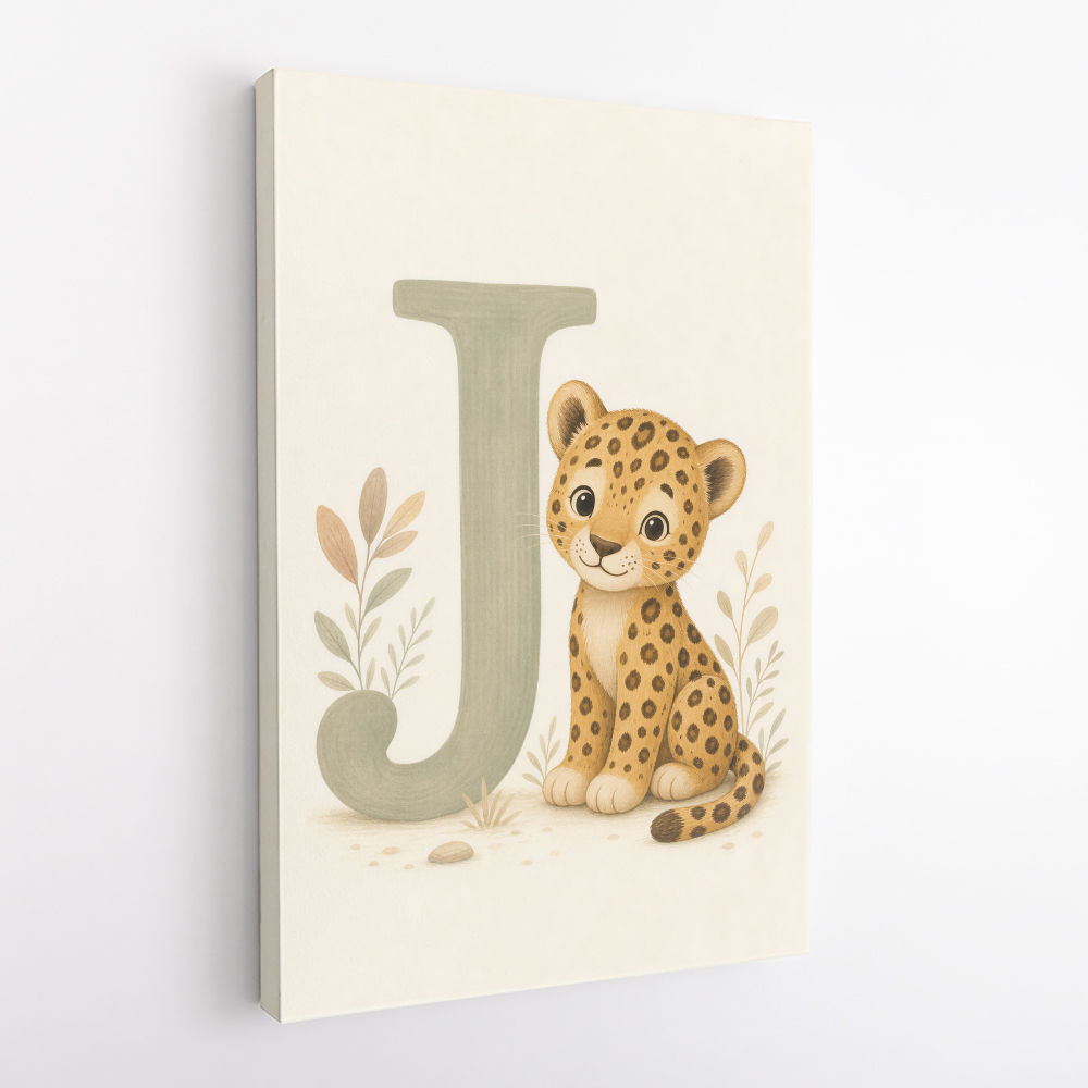 J For Jaguar Letter Wall Art