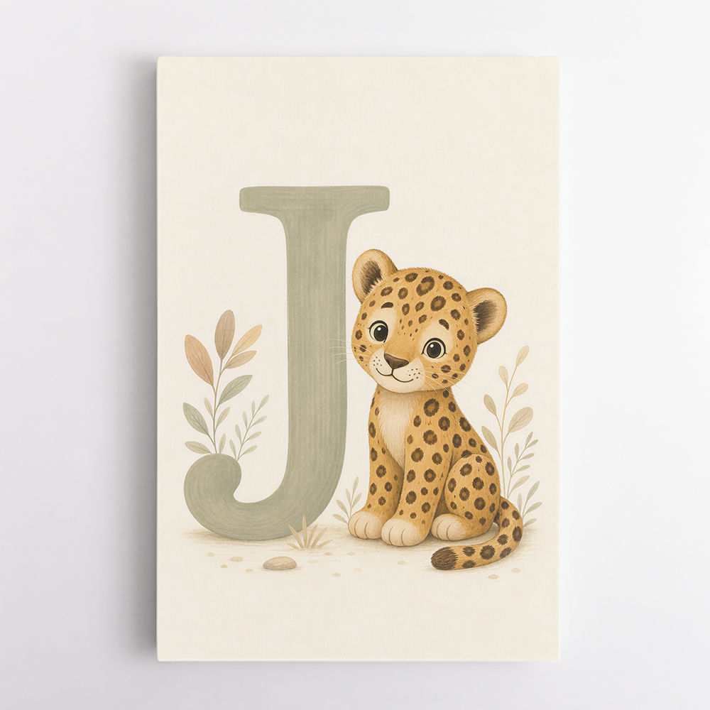J For Jaguar Letter Wall Art