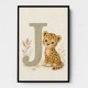 J For Jaguar Letter Wall Art