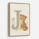 J For Jaguar Letter Wall Art
