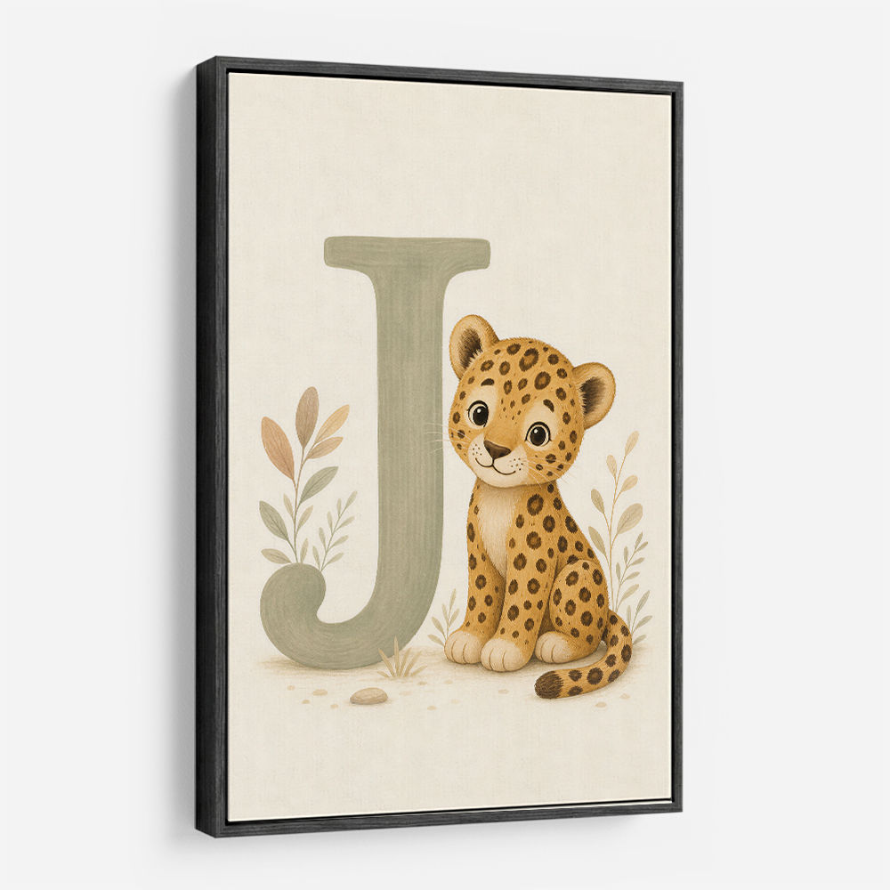J For Jaguar Letter Wall Art