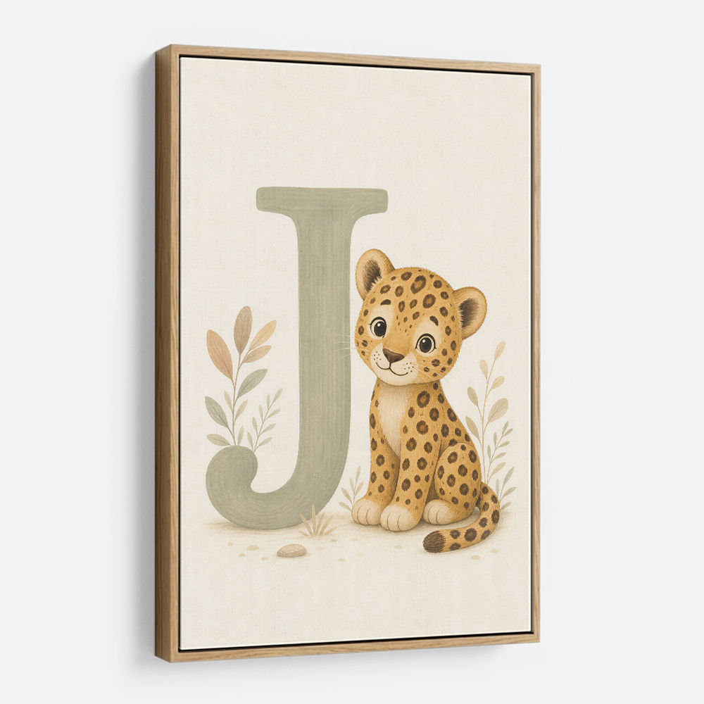 J For Jaguar Letter Wall Art