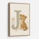 J For Jaguar Letter Wall Art