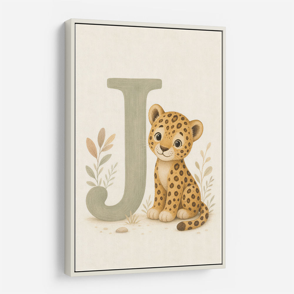 J For Jaguar Letter Wall Art