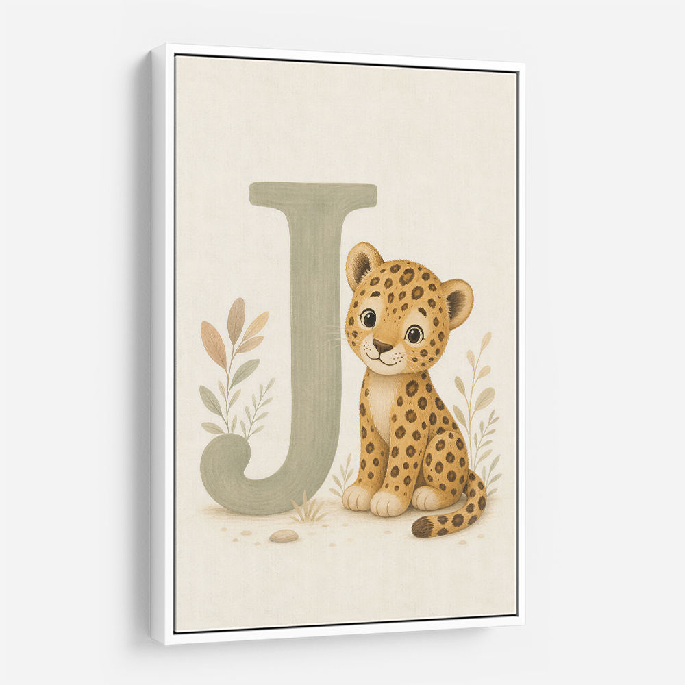 J For Jaguar Letter Wall Art