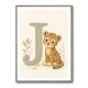 J For Jaguar Letter Wall Art
