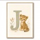 J For Jaguar Letter Wall Art