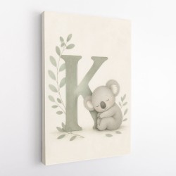 K For Koala Wall Art