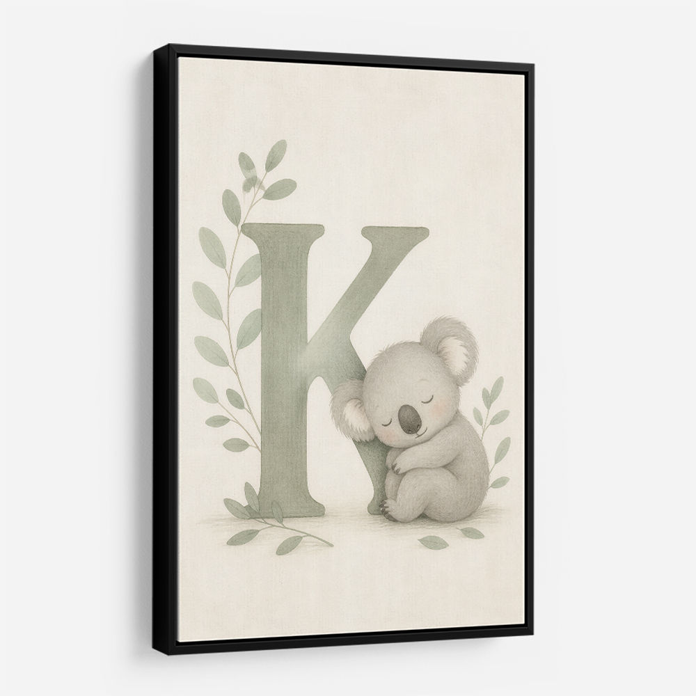 K For Koala Wall Art