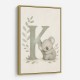 K For Koala Wall Art