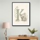 K For Koala Wall Art