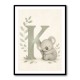 K For Koala Wall Art