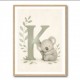 K For Koala Wall Art
