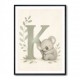 K For Koala Wall Art