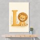 L For Lion Nursery Wall Art