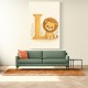 L For Lion Nursery Wall Art