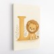 L For Lion Nursery Wall Art