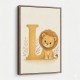 L For Lion Nursery Wall Art