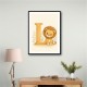 L For Lion Nursery Wall Art