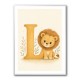 L For Lion Nursery Wall Art