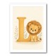 L For Lion Nursery Wall Art