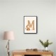 M For Monkey Childrens Art Print