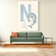 N For Narwhal Nursery Wall Art