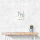 N For Narwhal Nursery Wall Art