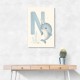 N For Narwhal Nursery Wall Art