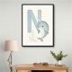 N For Narwhal Nursery Wall Art