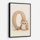 O For Owl Nursery Wall Art