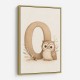 O For Owl Nursery Wall Art