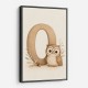 O For Owl Nursery Wall Art