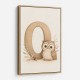 O For Owl Nursery Wall Art