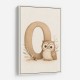 O For Owl Nursery Wall Art