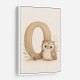 O For Owl Nursery Wall Art