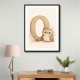 O For Owl Nursery Wall Art