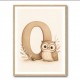 O For Owl Nursery Wall Art