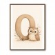 O For Owl Nursery Wall Art