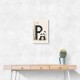 P For Panda Kids Wall Art