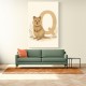 Q For Quokka Letter Wall Art