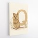 Q For Quokka Letter Wall Art