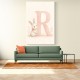 R For Rabbit Art Print
