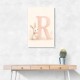 R For Rabbit Art Print