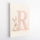 R For Rabbit Art Print