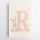 R For Rabbit Art Print