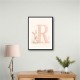 R For Rabbit Art Print