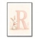 R For Rabbit Art Print