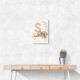 S For Sloth Kids Art Print